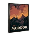 thumbnail image 3 of Stupell Industries Visit Mordor Volcano Fantasy Literature Graphic Art Jet Black Floating Framed Canvas Print Wall Art, Design by Matheus Lopes Castro, 3 of 6