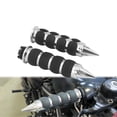 thumbnail image 3 of 1" Chrome Spike Handle Bar Hand Grips For Harley Sportster Dyna Softail Toruing, 3 of 5