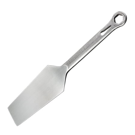Greenadscape 1Pack Guaging Trowel Silver for Diy Enthusiasts with Flat Head Blades and Ergonomics Handle Design