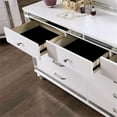 thumbnail image 6 of Furniture of America Xulu Contemporary Solid Wood 7-Drawer Dresser in White, 6 of 6