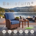 thumbnail image 3 of Bellefurn Outdoor Deep Seat Cushion 24 X 24 X 6 inch for Patio Furniture,Outdoor Chair Cushions Waterproof & Fade Resistant Patio Furniture Cushions for Wicker Chair, Sofa, Couch, 3 of 12
