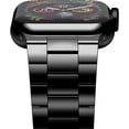 thumbnail image 1 of Correa de reloj de cadena de metal acero inoxidable CHAO compatible con Apple Watch 41 mm 40 mm 38 mm, 1 of 5