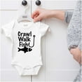 thumbnail image 5 of Crawl Walk Fish Hook Outdoor Lover Romper Boys or Girls Infant Baby Brisco Brands 18M, 5 of 6