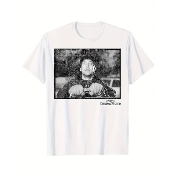 T Shirt Graphic Featuring Clarke from National Lampoon'S Vacation Perfect for Casual Wear for Fans of Holiday Films.