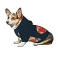 thumbnail image 7 of Honeii Casino Poker Chips Print Small Dog Hoodies Pet Hooded Sweatshirts Fall Winter Puppy Cat Sweaters Warm Clothes for Small Dogs Outfits Costume-XX-Large, 7 of 7