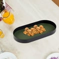 thumbnail image 3 of Bandeja de hierro para guardar perfumes, decoración nórdica, joyería ligera de lujo, postres Negro grande, 3 of 8
