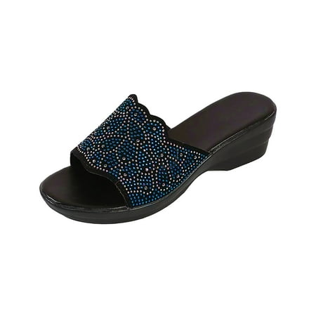 

Sandals Women Fashion Wedges Beach Sandals Hollow Casual Slippers Flat Shoes Retro Sandals Shoes For Women Sandals Wedges
