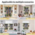 thumbnail image 5 of Spring Flowers Kitchen Curtains Window Panels, Botanical Windows Floral Pots Bicycle Insulated Window Treatment Curtain, Grommet Curtains for Bedroom/Living Room/Bathroom, 2 Piece 42"Wx63"L, 5 of 8