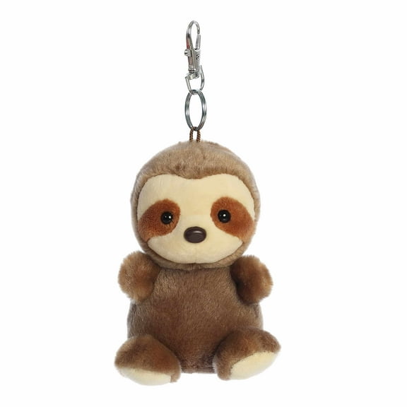Aurora - Mini Brown Adorable Clip-On - 4" Slomo Sloth - Palm Pals