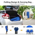 thumbnail image 5 of Spaco Portable Folding Picnic Double Chair with Umbrella-Blue With Umbrella-Turquoise，Portable Double Folding Chair For Beach,Camping, 5 of 9