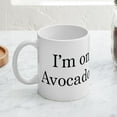 thumbnail image 4 of CafePress - Avocado Diet Mug - 11 oz Ceramic Mug - Novelty Coffee Tea Cup, 4 of 6