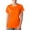 Bright Orange, variant on UltraClub Uc Lad Perf Interlock Crew Tee