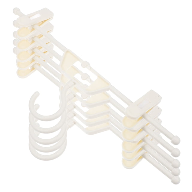 SHISUYAN 5Pcs Plastic Adjustable Pants Clip Creative Pant Drying Rack Home Clothes Hanger