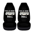 thumbnail image 5 of XYZCANDO Bus Quote Print Front Seats Protector for Man Anti-Scratch Vehicle Interior Cushion Protector Easy to Install Decorative, for Van Sedan Auto, 5 of 10