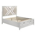 thumbnail image 2 of FOA Anaiya 3-Piece Contemporary Wood California King Storage Bed Set in White, 2 of 15