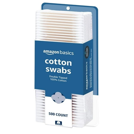 Basics Cotton Swabs 500 Count 500 Count (Pack of 1)
