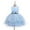 Blue, variant on Godderr Kids Toddler Girls Flower Princess Dress Princess Dress Fluffy Formal Dress Mesh Dress Flower Baby Performance Dress,Little Girls Party Wedding Formal Dresses