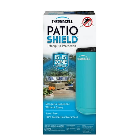 Thermacell Patio Shield Mosquito Repeller, Glacial Blue; 12 Hours of Spray-Free Mosquito (Best Cat Repellent Spray For Furniture)