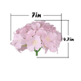 thumbnail image 3 of Cabezas Flores Hortensia Artificial Boda Fiesta Decora 12pzs, 3 of 3