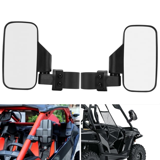 Espejos Retrovisores ATV, Espejos Retrovisores 2 Piezas Duraderos Para Actualizar El Reemplazo Para Teryx