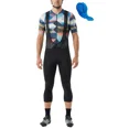 thumbnail image 1 of QUALICOS Shorts Tipo Peto de Ciclismo para Hombre con Bolsillos, Mallas Tipo Peto de Ciclismo Acolchadas 4D 3/4 para Hombre, 1 of 7