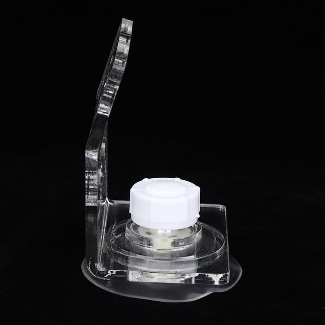 Soporte de Coral para pecera soporte acrílico transparente para acuario 4 orificios doblado frontal soporte para Frag de Coral Accesorios para tanque de peces ANGGREK Otros