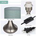 thumbnail image 6 of Bedside Table Lamp Set of 2 Modern Nightstand Lamps Ideal Gift, 6 of 9