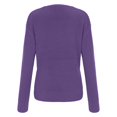 thumbnail image 5 of TRUBKH Fall Outfits for Women V Neck Tops Long Sleeve Shirts Plus Size Business Casual Outfits for Women Wool Blend Sweater Drop Shoulder Sweaters Womens Thermal Tops Loose Fit Women's Purple 3XL, 5 of 5