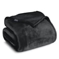 thumbnail image 1 of Bare Home Manta de Cama de Felpa Sherpa Mullida y Suave, Reversible, Liviana, Tamaño Twin/Twin XL, Negra con Sherpa Negra, 1 of 6