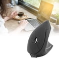 thumbnail image 3 of Vertical Mouse,  Efficient Plastic Material Black  Mouse 6 Keys  for Home for Office, 3 of 7