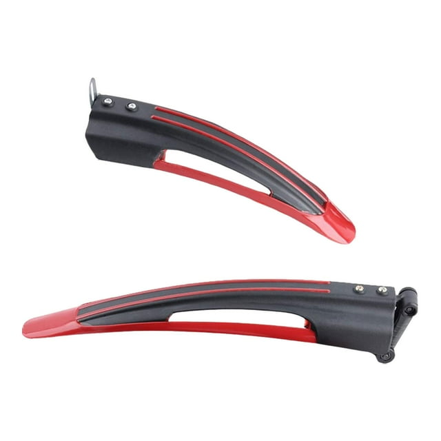 Almencla Garde-Boue de Vélo de Montagne Protection des Pneus de Cyclisme Ensemble de Garde-Boue à Dégagement Rapide Rouge