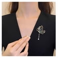 thumbnail image 3 of Brooches Crystal Tassel Brooch Pins Party Wedding Gifts Clothing Accessories, 3 of 3