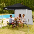thumbnail image 7 of EAGLE PEAK 10' x 10' Black Slant Leg Outdoor Canopy Sidewall, Water-Resistant, 7 of 7