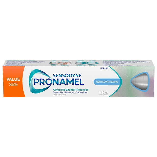 ProNamel Gentle Whitening, Advance Enamel Protection Care Toothpaste, Value Size, 110 mL