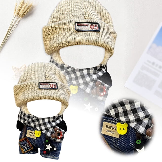 Adorable Doll Clothes Set Soft Fabric Outfits For Kids Indoor Dress Up