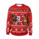 thumbnail image 1 of Suéter de Navidad feo para regalo, Jersey divertido de Papá Noel y elfo, Jerseys para hombres y mujeres, sudadera para fiesta de cumpleaños y Navidad, 2024, 1 of 5