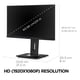 thumbnail image 5 of ViewSonic VG275 Monitor IPS 1080p de 27 pulgadas diseñado para superficies con ergonomía avanzada, USB C de 60 W, HDMI y DisplayPort, 5 of 5