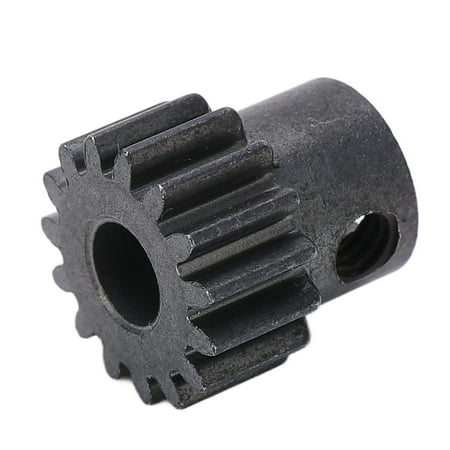 

RC Car Metal Pinion Motor Gear Easy Installation Black Hard Anodized Anti Rust 15T Pinion Motor Gear With Screws For Typhoon For 1/10 RC Car