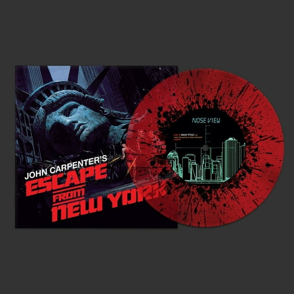 Escape from New York / O.S.T. - Escape From New York Soundtrack - Transparent Red/Black Splatter Vinyl - Music & Performance [7-Inch]