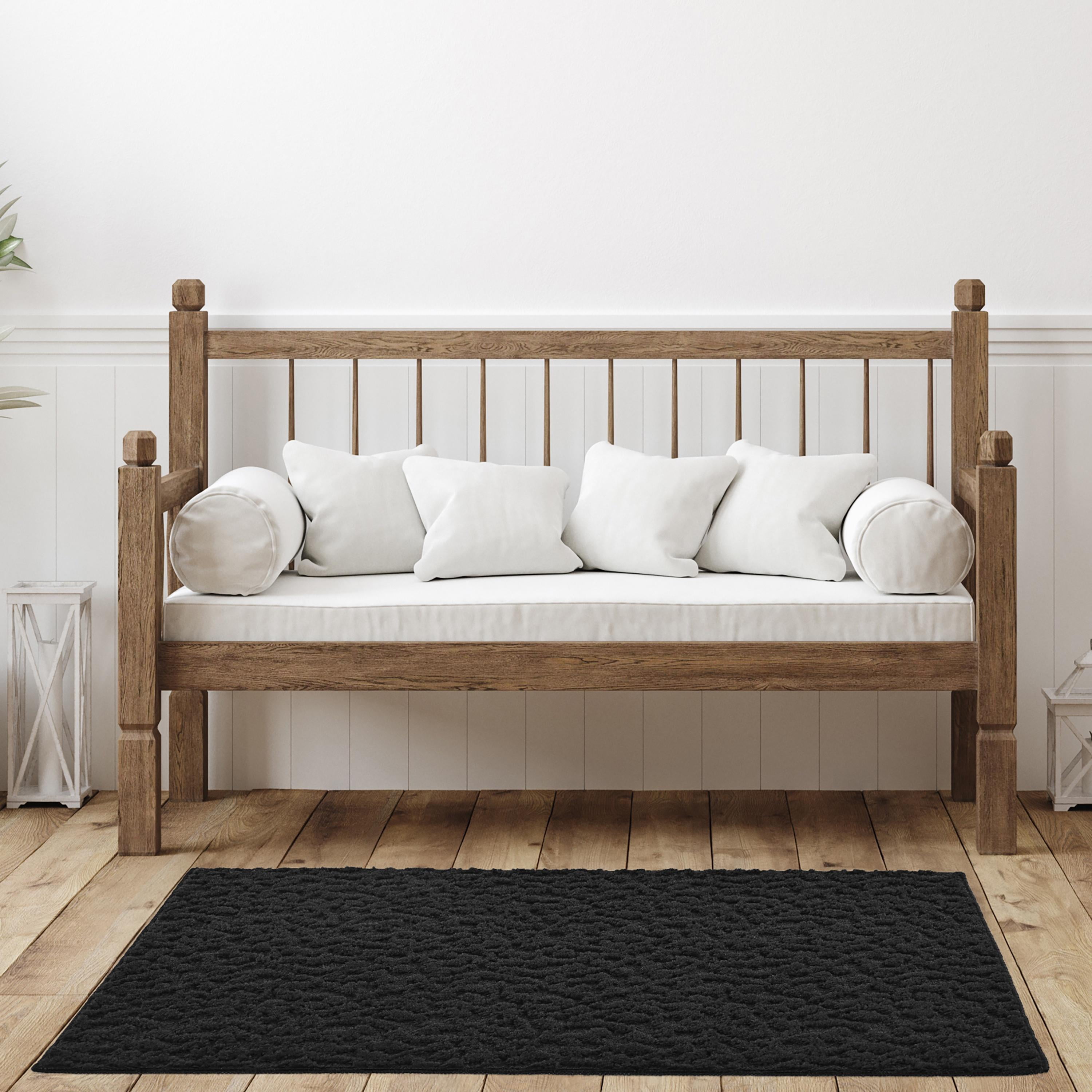 Garland Rug Ivy Black Indoor Area Rug, 3' x 5'