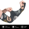 thumbnail image 3 of Sun Protection Arm Sleeves for Men Women, abstract leaves Sleeves to Cover Arms with Thumb Hole Cooling Sleeve, 3 of 6