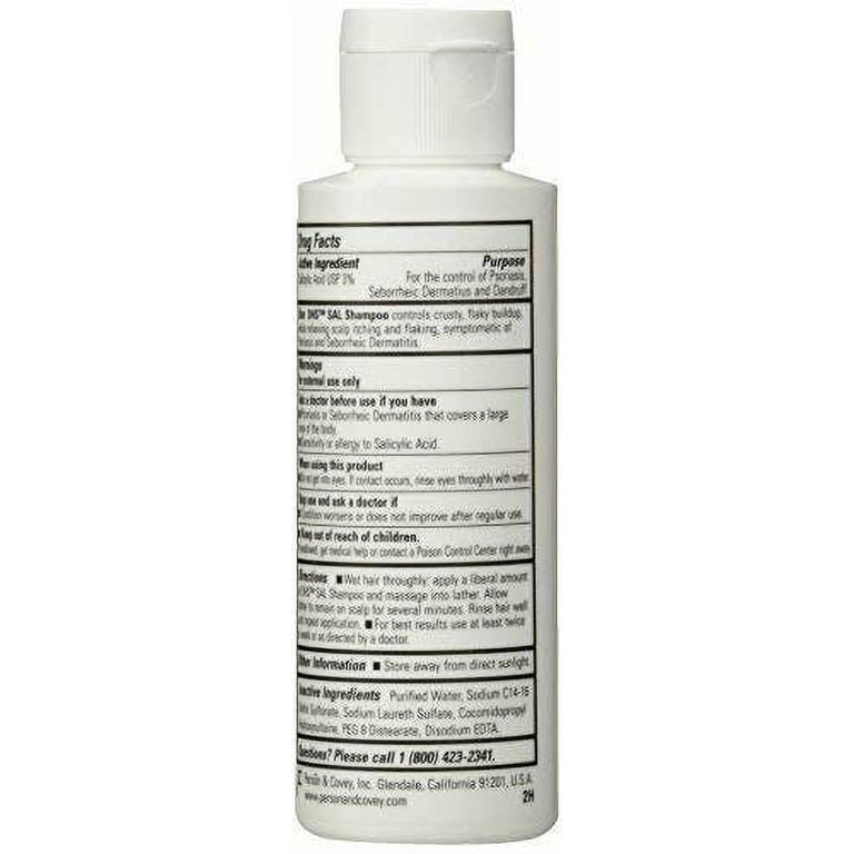 DHS Sal Shampoo, 4 oz Pack of 4 - Walmart.com