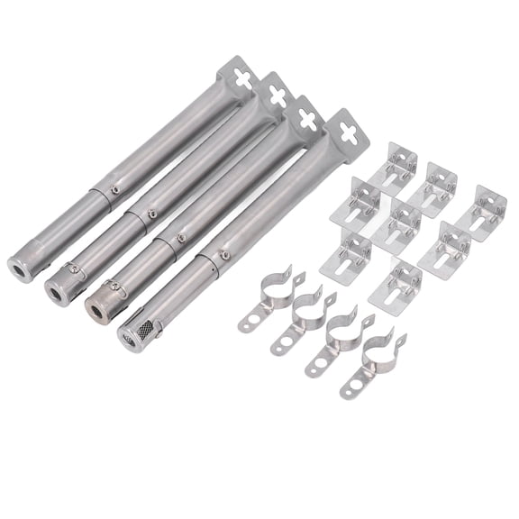 NFTIGB Universal Adjustable Stainless Steel Oven Burner Replacement Tube Multifunctional Cooktop Parts (14.96 inches / 38.0 cm)