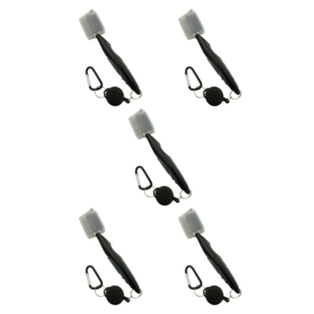 Toystoory Cepillo para palos de golf de acero inoxidable Cepillos para zapatos telescópicos de reemplazo de mano ergonómicos Accesorios con Type2 NO2