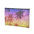 thumbnail image 3 of Sigee Palm Trees at Sunset for Multipurpose Zipper Pouch Paper Reusable Cosmetic bag for Purse Water Resistant Gift, 3 of 8