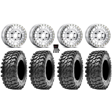 Method 412 Beadlock 15 Wheels Machined 30 Rampage Tires Can-Am Maverick R Method 412 Beadlock 15 Wheels Machined 30 Rampage Tires Can-Am Maverick R