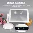 thumbnail image 2 of Amdohai 3X Magnifier Bright LED Reading Auxiliary Magnifier Rotary Multi-function Desktop Magnifier With 360 Degree Rotation Screen, 2 of 8