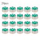 thumbnail image 3 of Espárragos Remaches De Cristal De Diamantes De Imitación 20Pcs Rivet Studs Round Alloy DIY Shoes Ropa Bolsas Decoración Con 20Pcs Arandelas 12mmCyan YLSHRF cian, 3 of 8