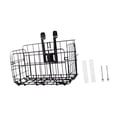 thumbnail image 2 of S SERENABLE Bike Basket Front Decor Lightweight Simple Sundries Container Cycling Basket Thick Black, 2 of 9