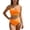 Coffee*, variant on Women's Bikini Sets High Waisted 2 Piece Swimwear Color Block Bathing Suit Outdoor Activities Surfing Athletic Swimsuit